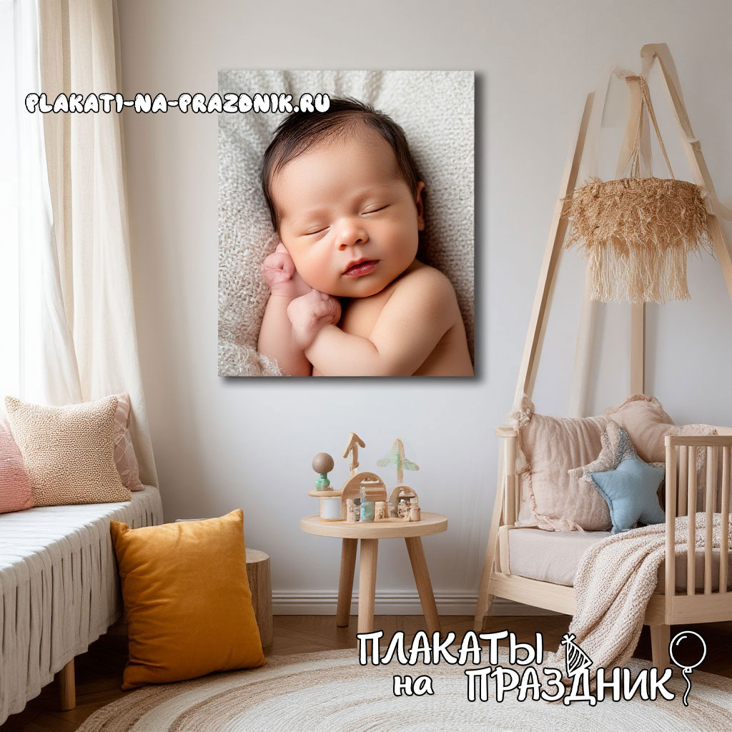печать холста в детскую комнату